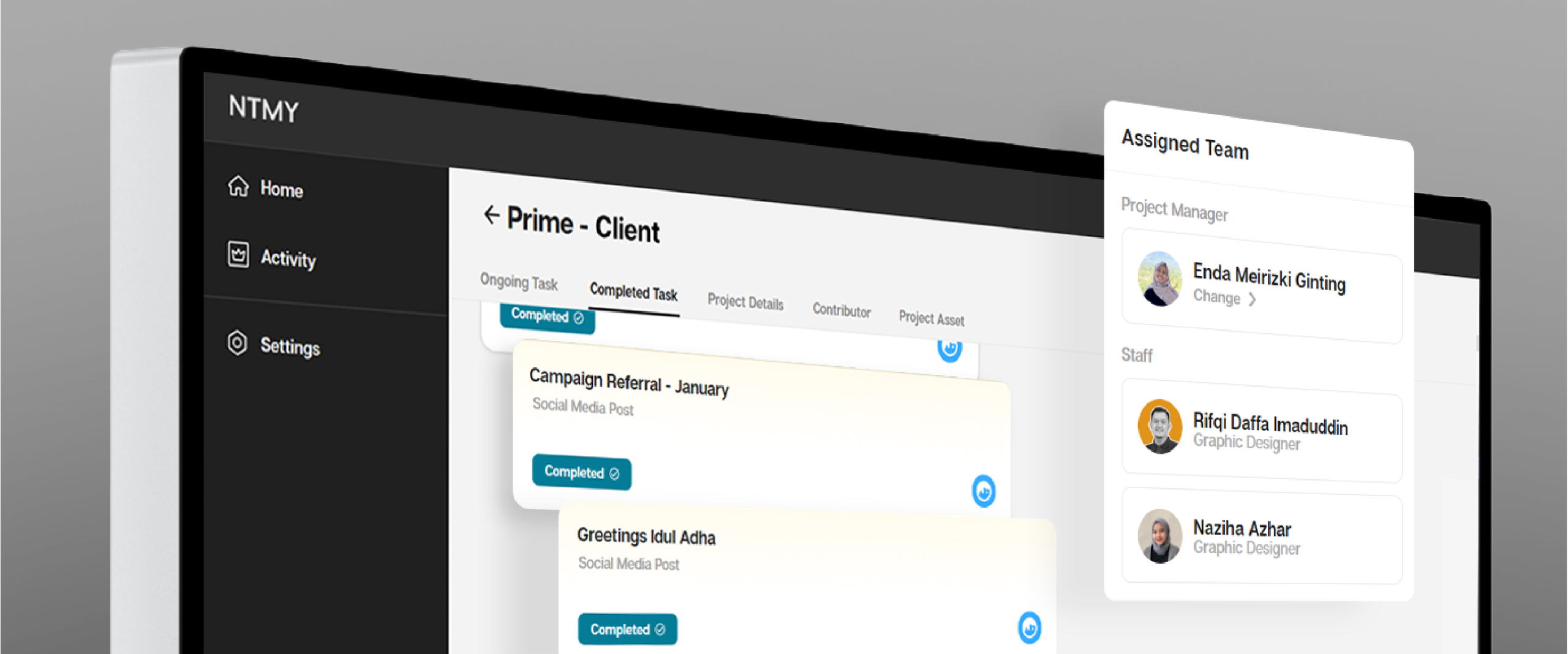 NTMY Platform helps your daily design needs to be fulfilled faster and thorough.